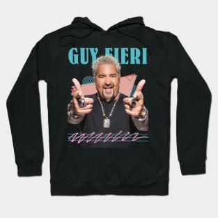 Retro Vintage Guy Fieri Fan Art Design Hoodie